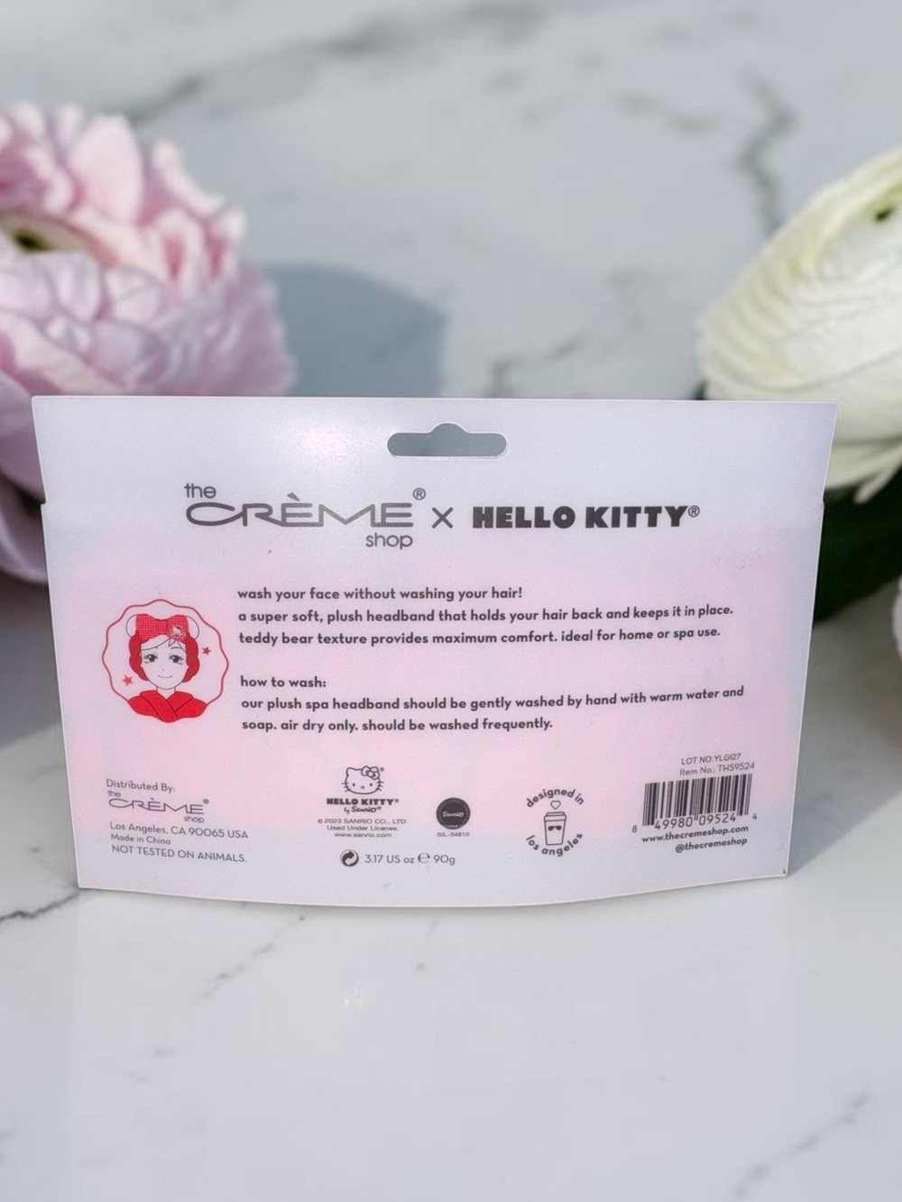 The Crème Shop Bundle Spa Headband, Silky Skin Bath Set & lip/cheek NIB - Picture 5 of 6